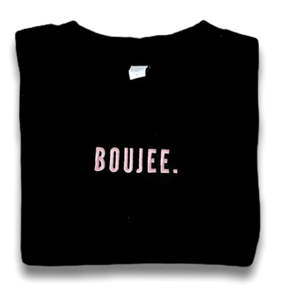 BLACK SWEATER • SMALL LOGO