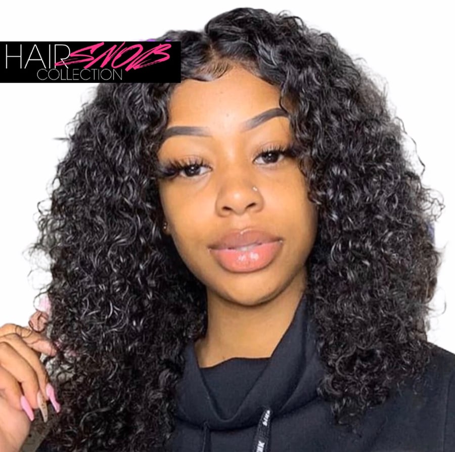 Image of Lace Front 13x4 Curly Bob Wig