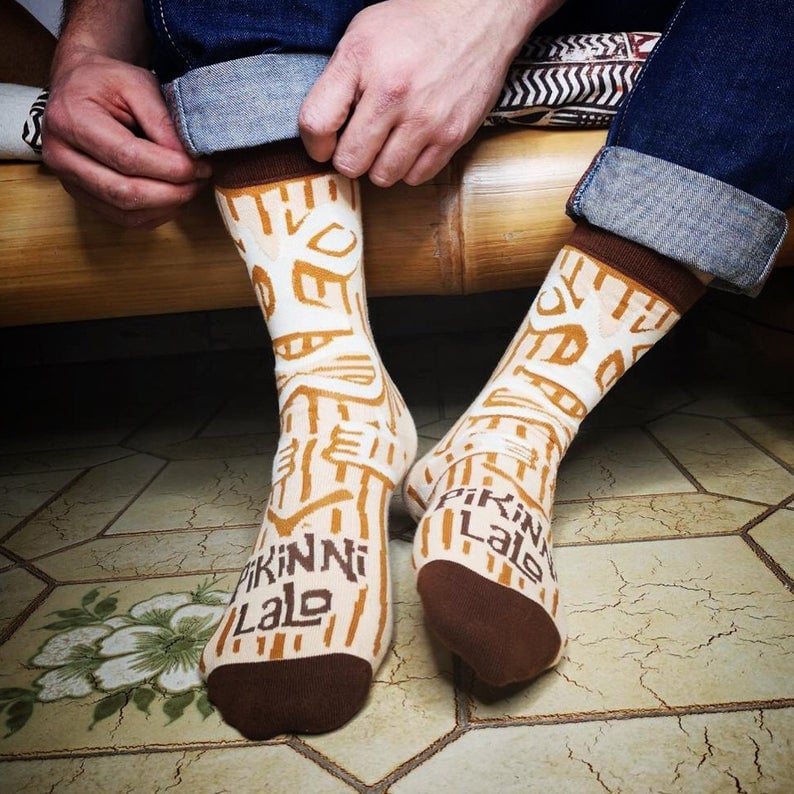 Image of Peanut Tiki Socks