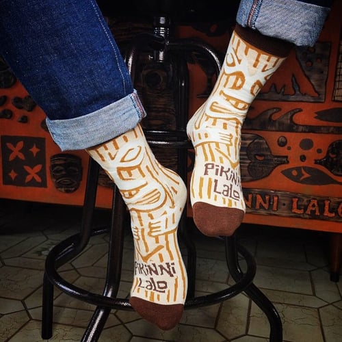 Image of Peanut Tiki Socks
