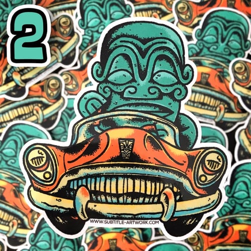 Image of Hot-Rods & Tikis Stickers