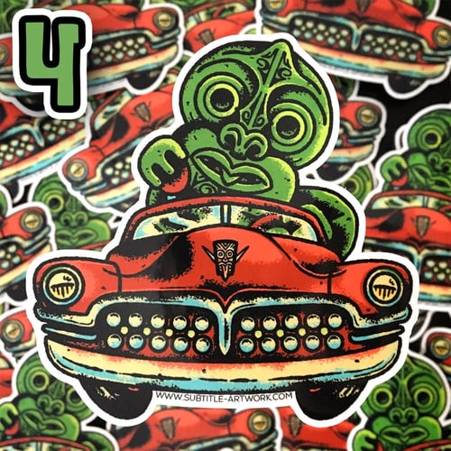 Image of Hot-Rods & Tikis Stickers