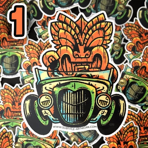 Image of Hot-Rods & Tikis Stickers