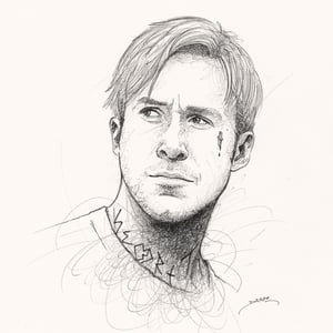 Image of Ryan Gosling Doodle