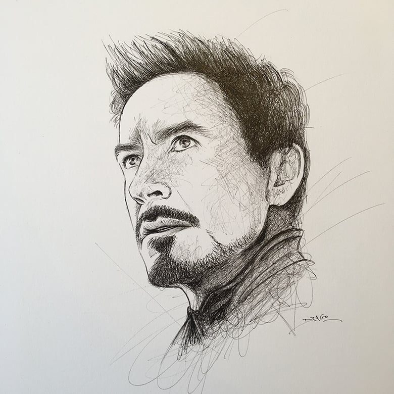 Image of Robert Downey Jr Doodle
