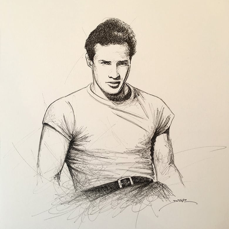 Image of Marlon Brando Doodle
