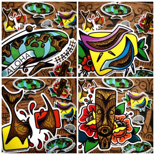 Image of Pack of 5 Witco Inspired Stickers