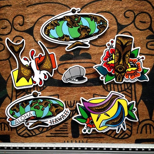 Image of Pack of 5 Witco Inspired Stickers