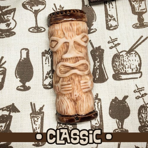 Image of Peanut Tiki Brooch