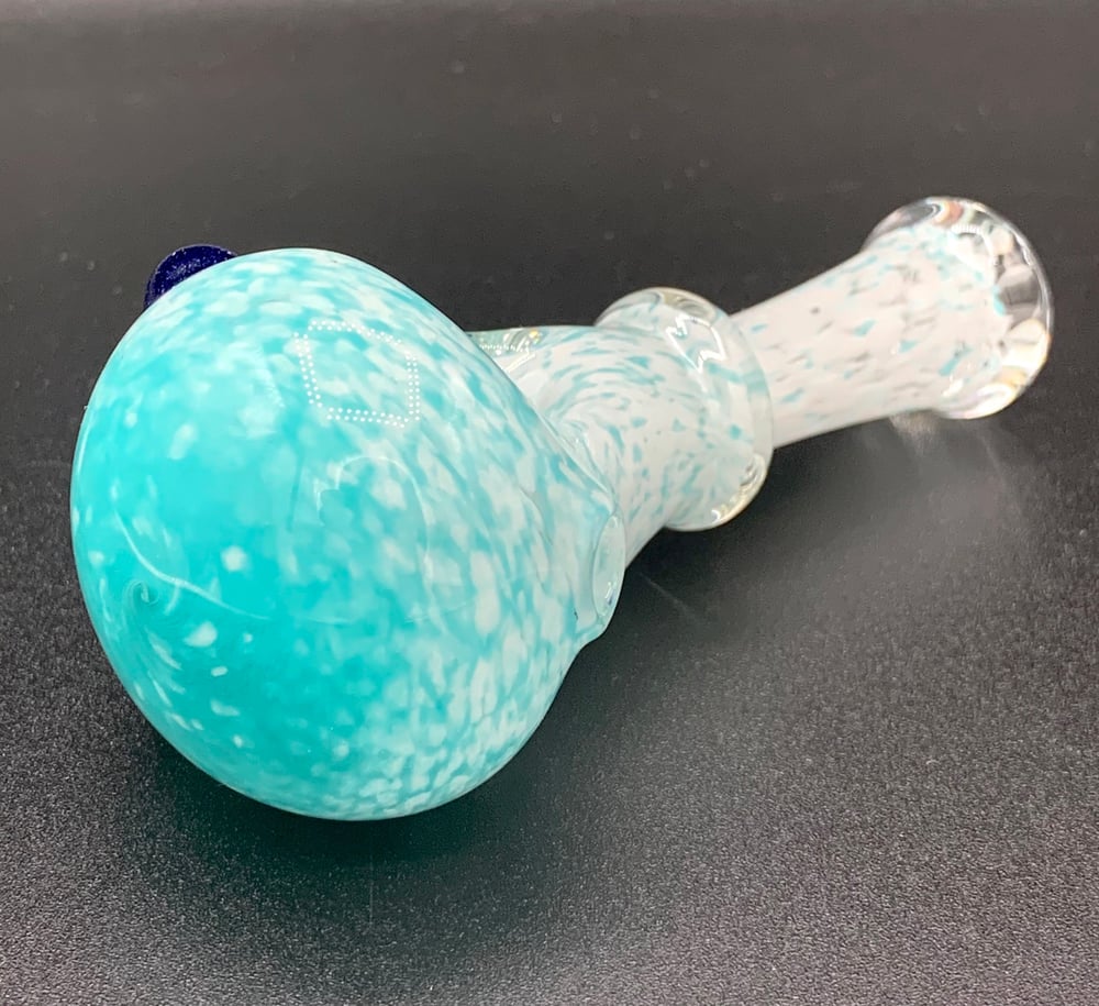 Star White & Aqua Handpipe