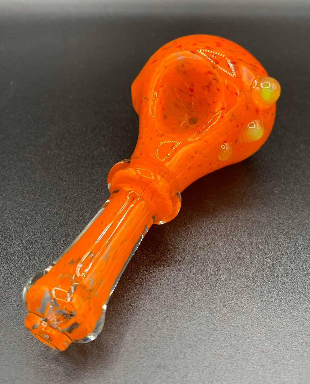Lava & Cherry Handpipe w/ Slyme accents
