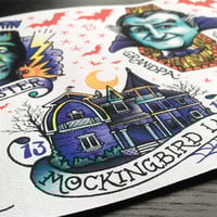 Image 2 of The Munsters - Herman & GrandPa tattoo Flash Print