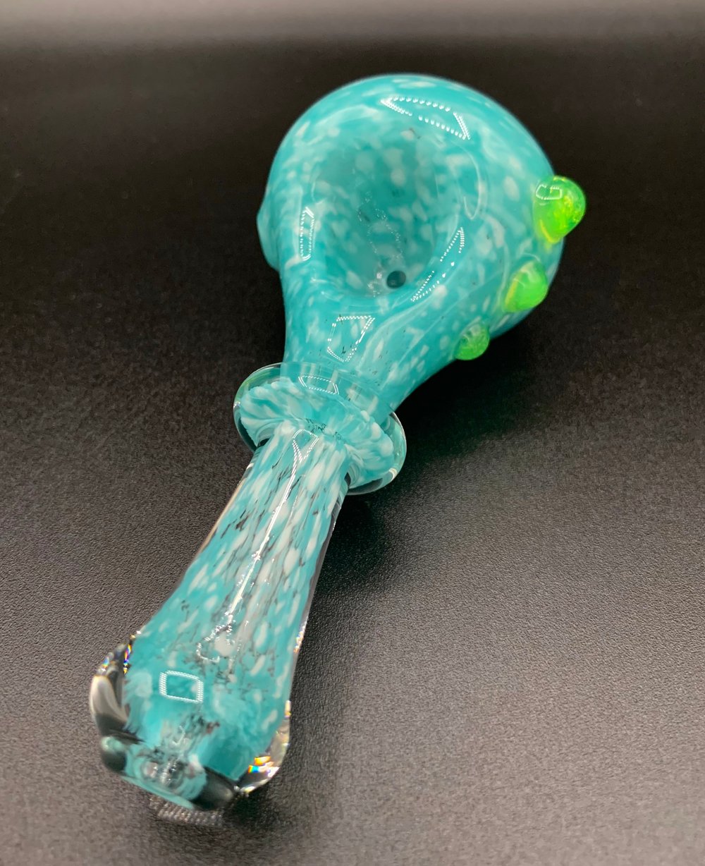 Aqua & Star White Handpipe 