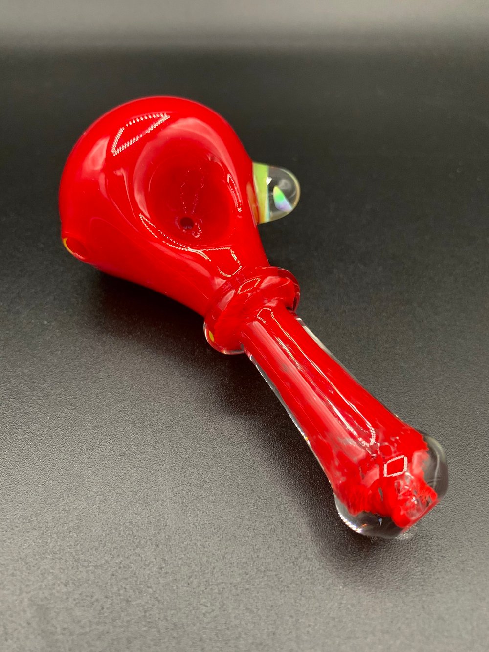 Cherry Handpipe w/opal