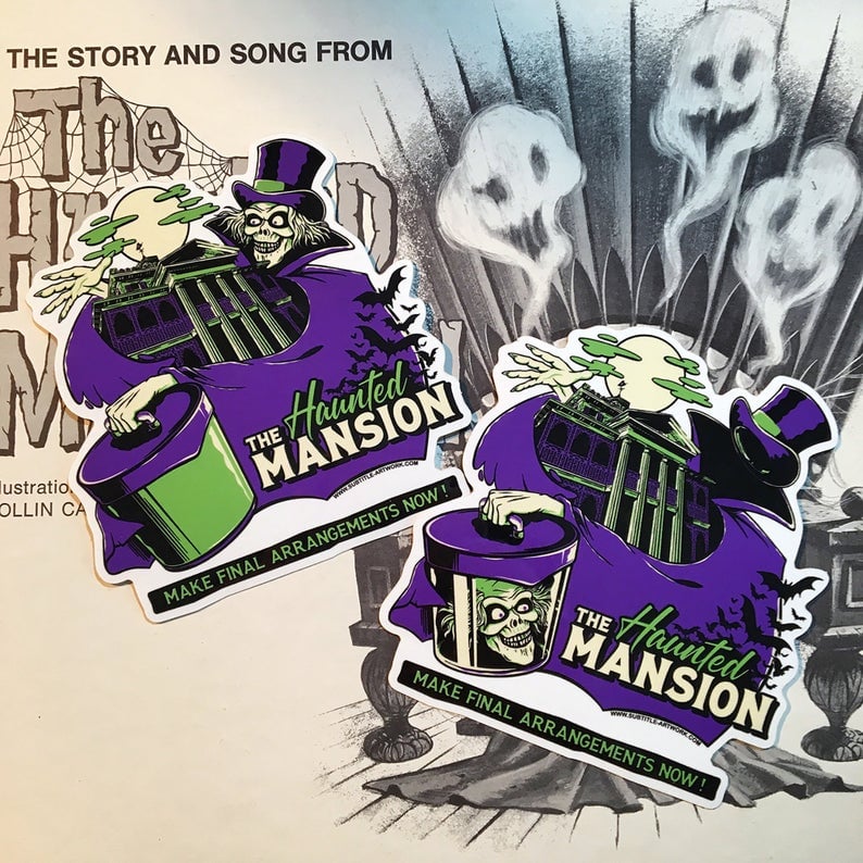 The Hatbox Ghost from Disney's Haunted Mansion