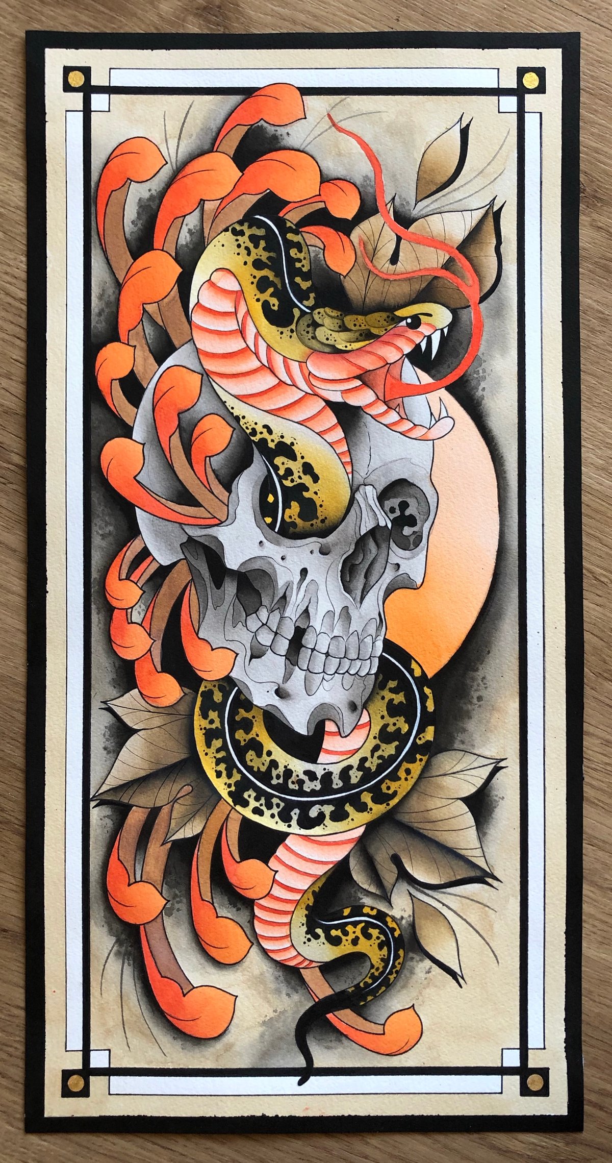 Skull & Snake