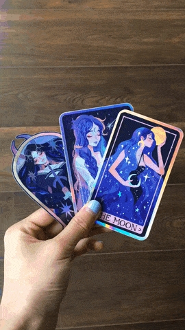 Moons (holo stickers)