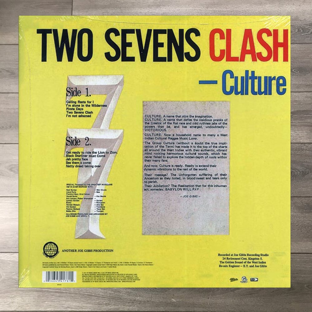 Image of Culture - Two Seven Clash Vinyl LP