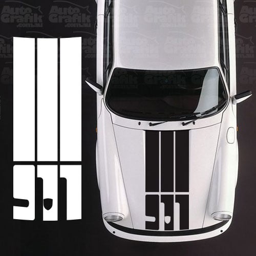 Image of G-SERIES HOOD SAFETY STRIPES WITH BADGE CUT OUT