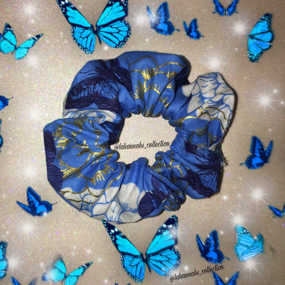 Image of Butterfly Lotus Scrunchie