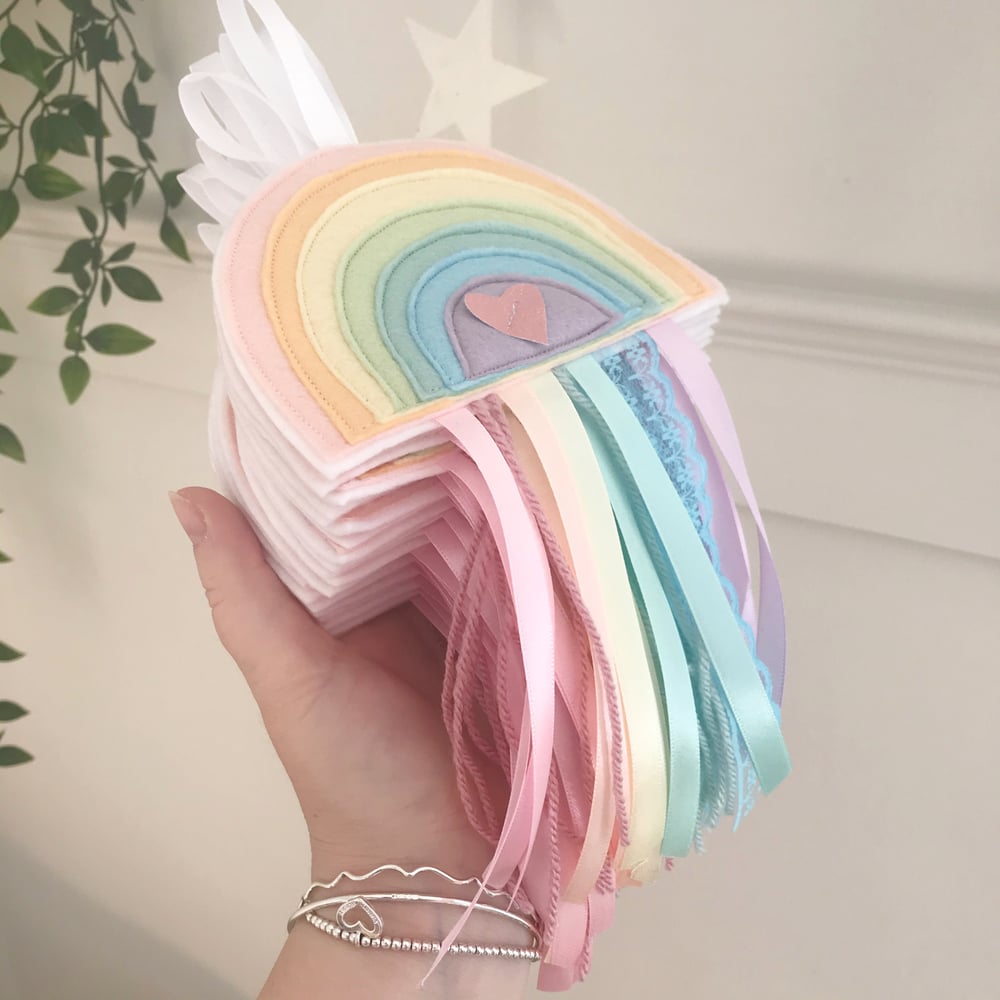 Image of Rainbow Ribbon Hanger