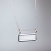 Light Thin Necklace-white