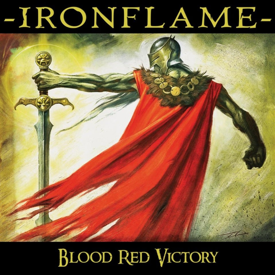 Image of IRONFLAME - Blood red victory (limited vinyl)