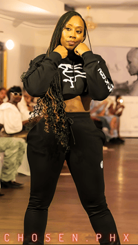 Image 1 of CHOSEN.PHX - WOMEN SWEATSUIT (ICONIC CROP)