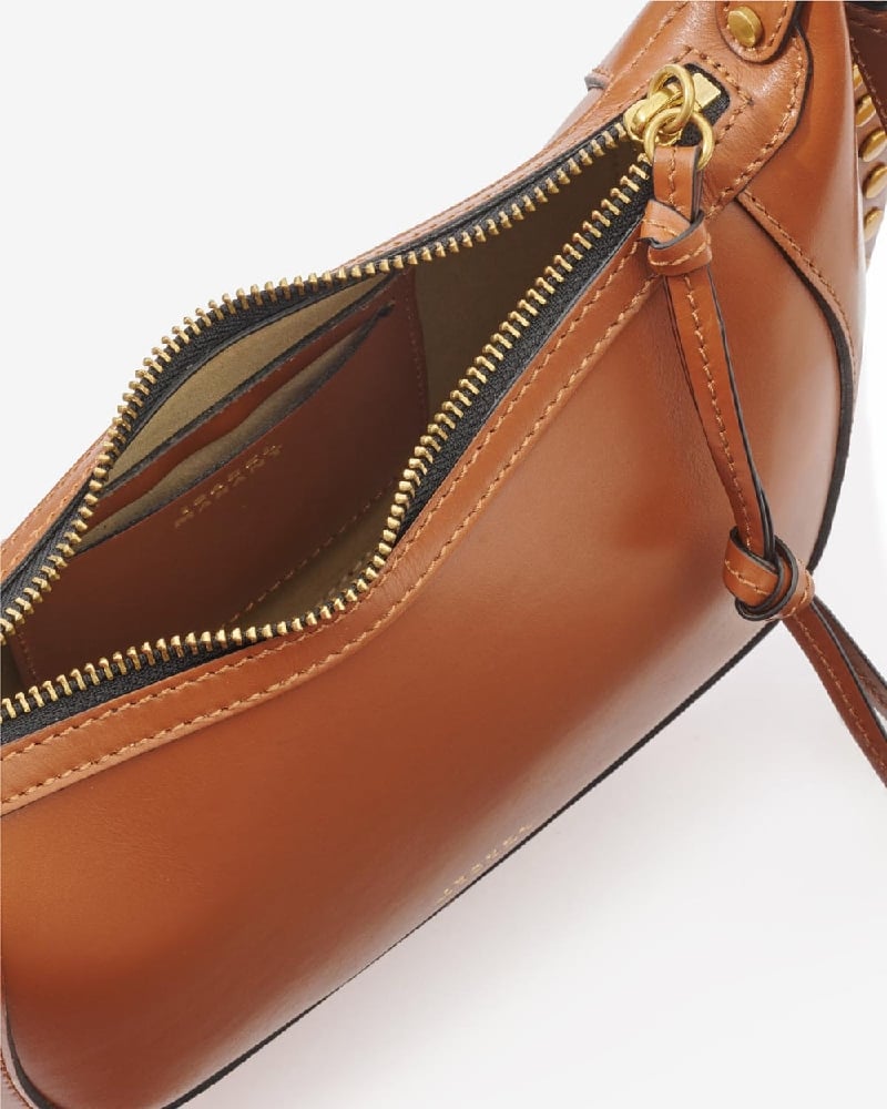 Image of ISABEL MARANT OSKAN MOON BAG COGNAC