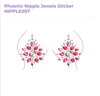 Phoenix adhesive nipple jewels sticker