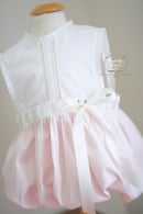 Image 2 of Pink dot & Ecru Primrose Sunsuit & Dress