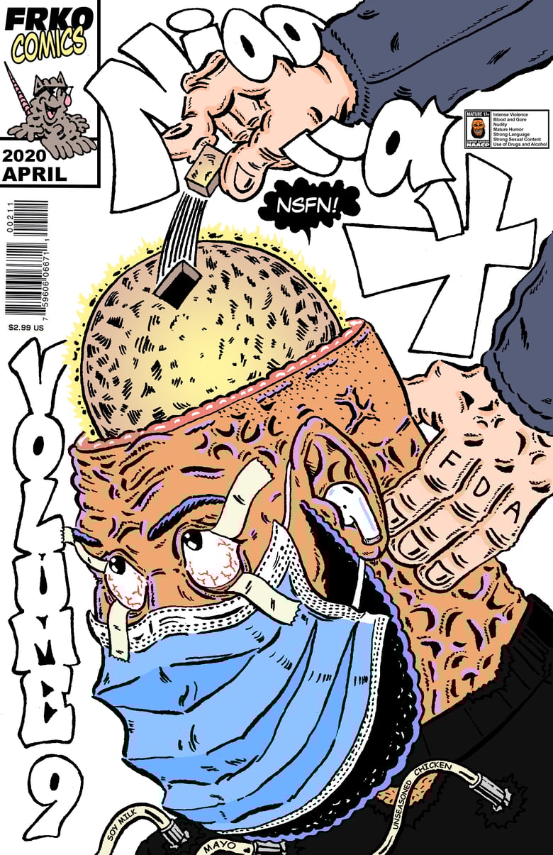 Image of "NIGGA-X VOL. 9" COMIC (2-PAGE)