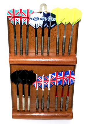 Image of  MK3 Handcrafted Darts Holder Holds 6 Sets Wall Mounted  