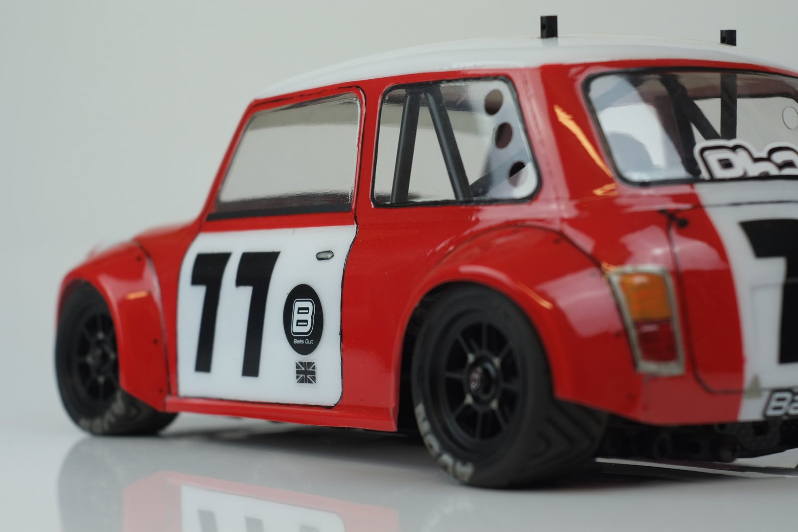 tamiya mini cooper body shell