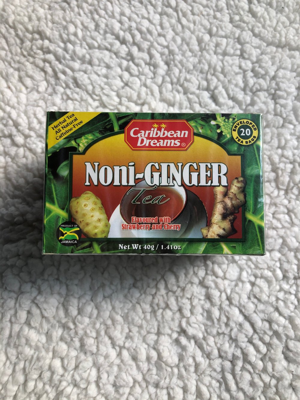 Noni and Ginger Teabag