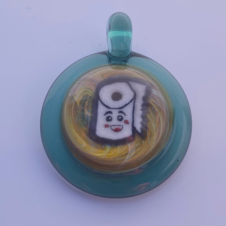 Image of Happy TP Glass Pendant