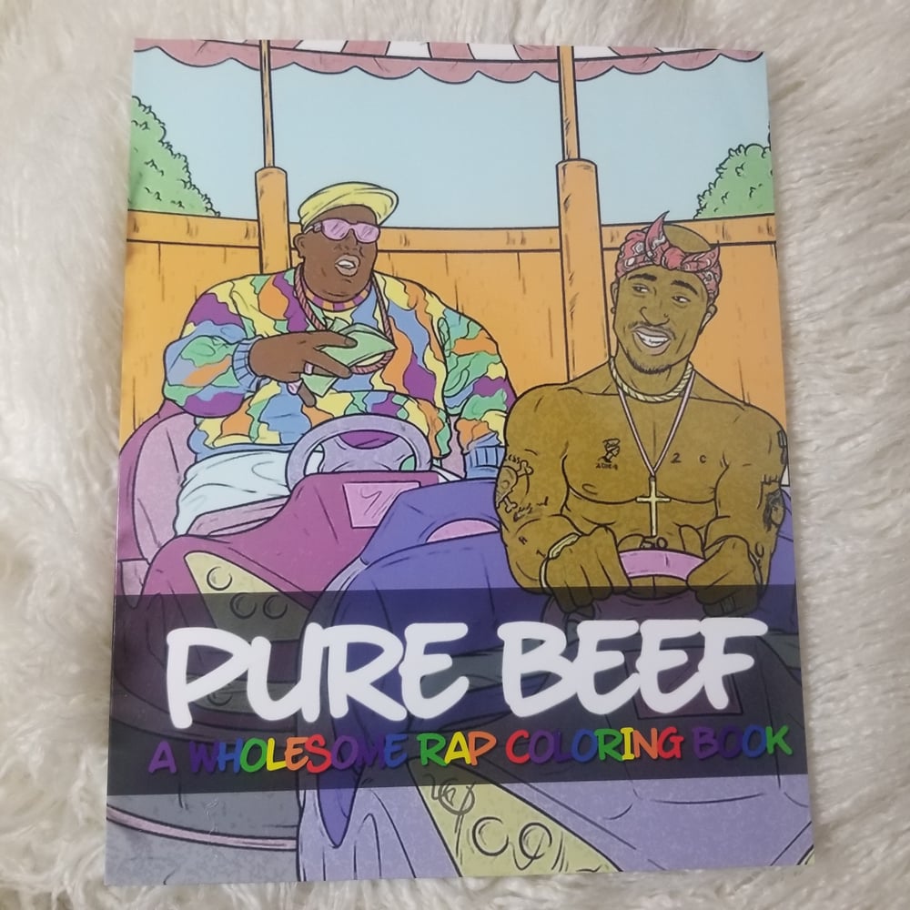 Image of Pure Beef: A Wholesome Rap Coloring Book