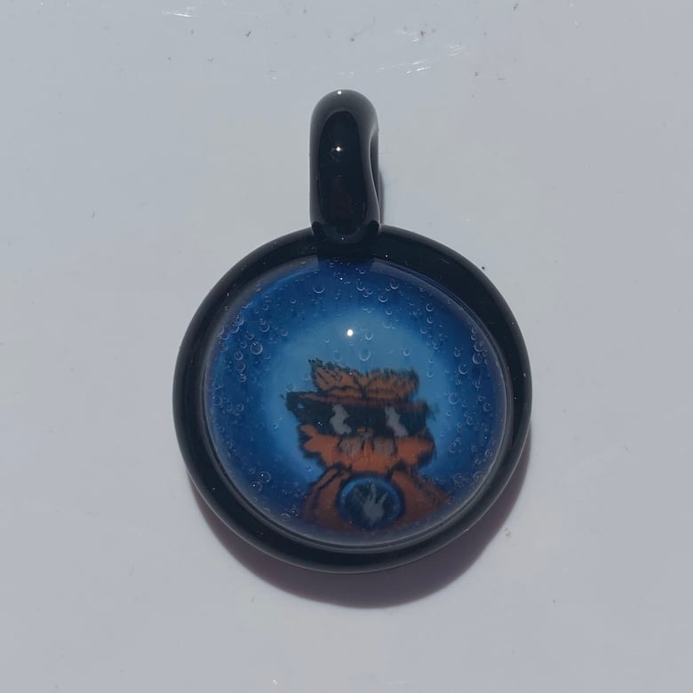 Image of Garfield Glass Murrine Pendant