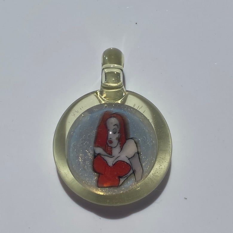 Image of Jessica Rabbit Glass Murrine Pendant