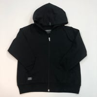 Image 3 of Paisley Zip Up Hoodie (black)