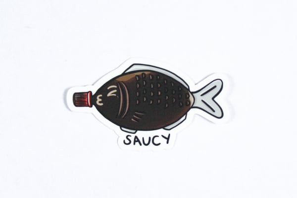 Image of Saucy Mini Vinyl Sticker