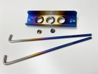 Image 1 of Small Titanium Battery tie down kit 