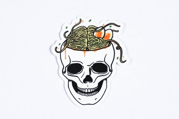 Image of Noodle Noggin' Vinyl Sticker