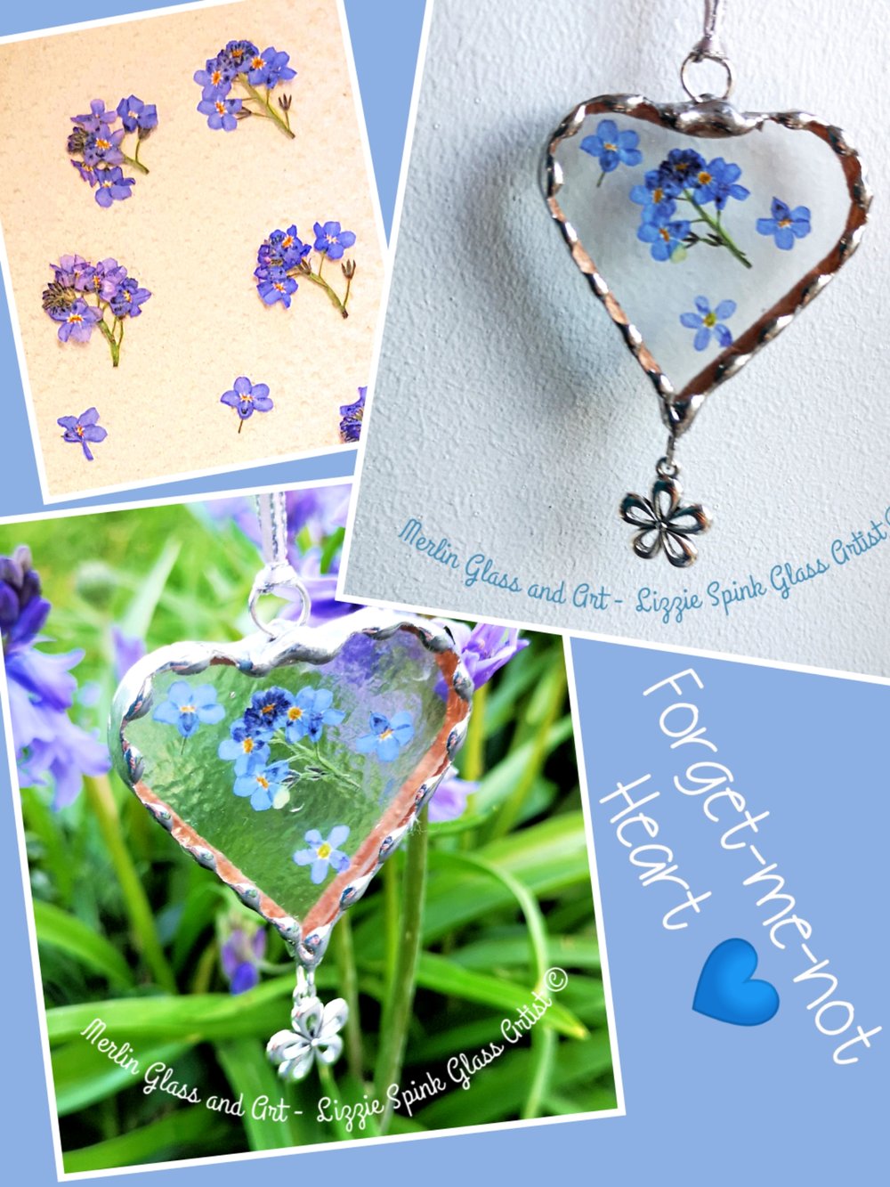 Image of Forget-me-not Keepsake Card