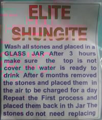 Image 3 of Elite Shungite Water Purifier Sachet 