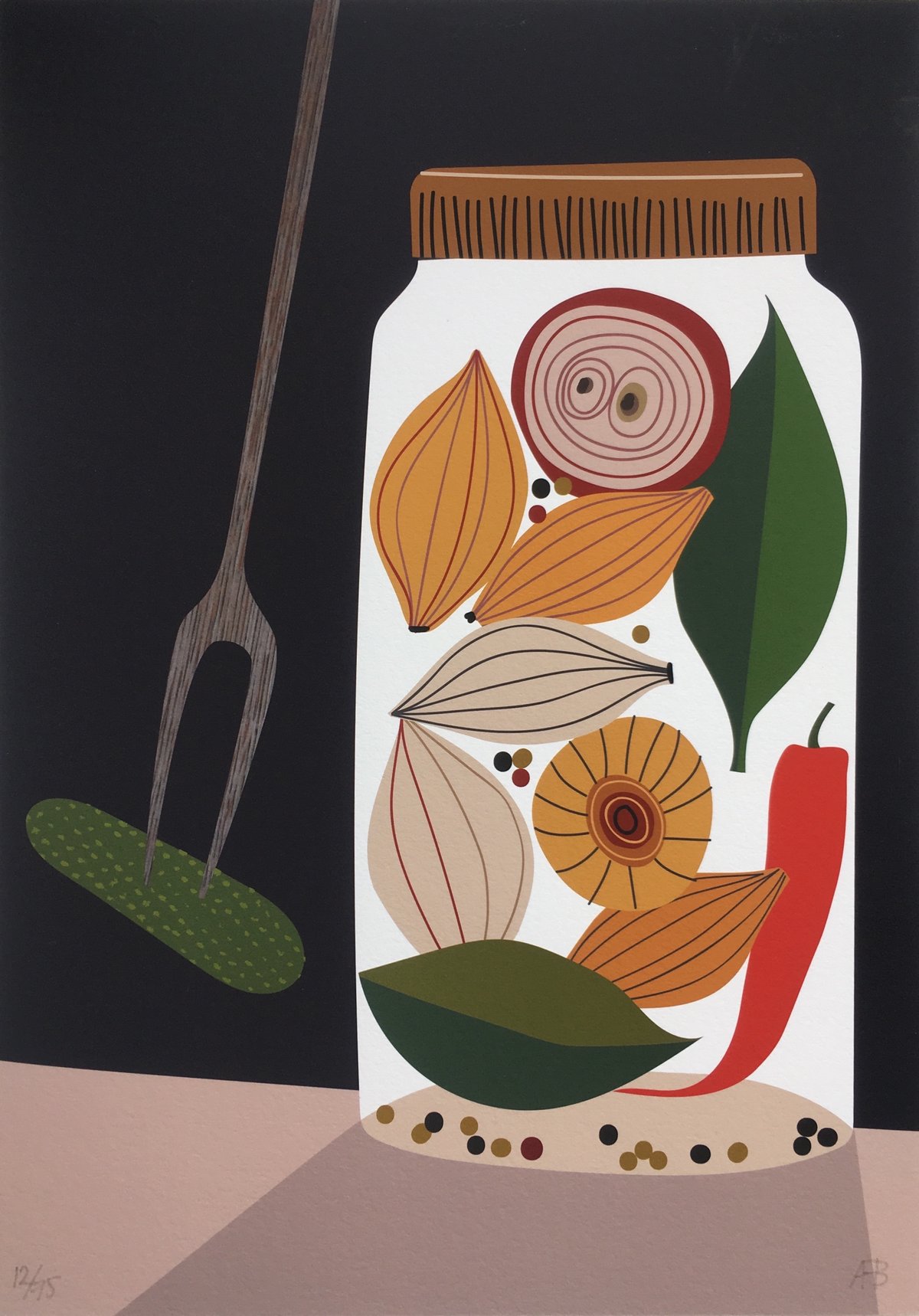 Pickle Jar (A4 or 30x40cm)