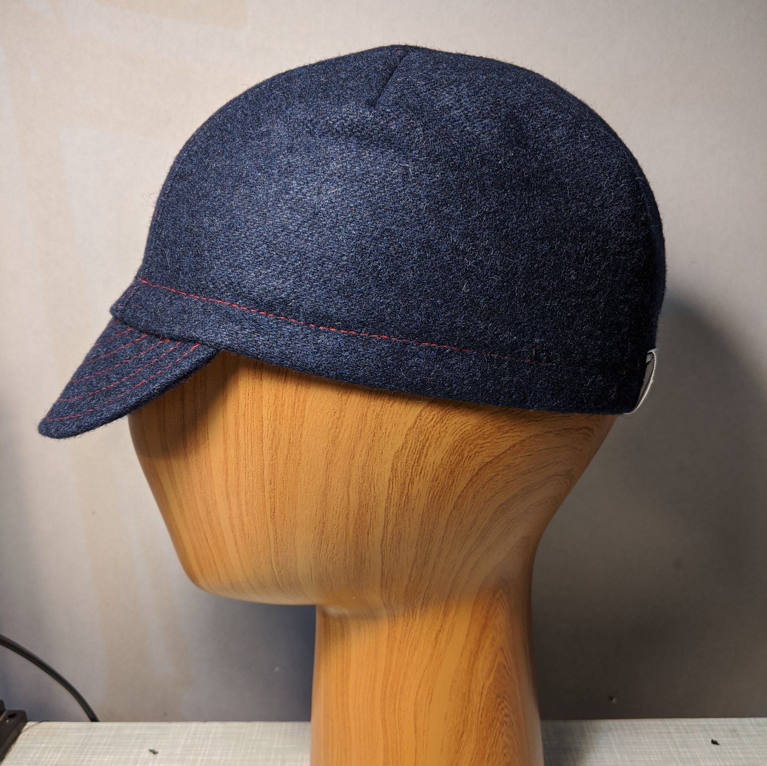 tweed cycling cap