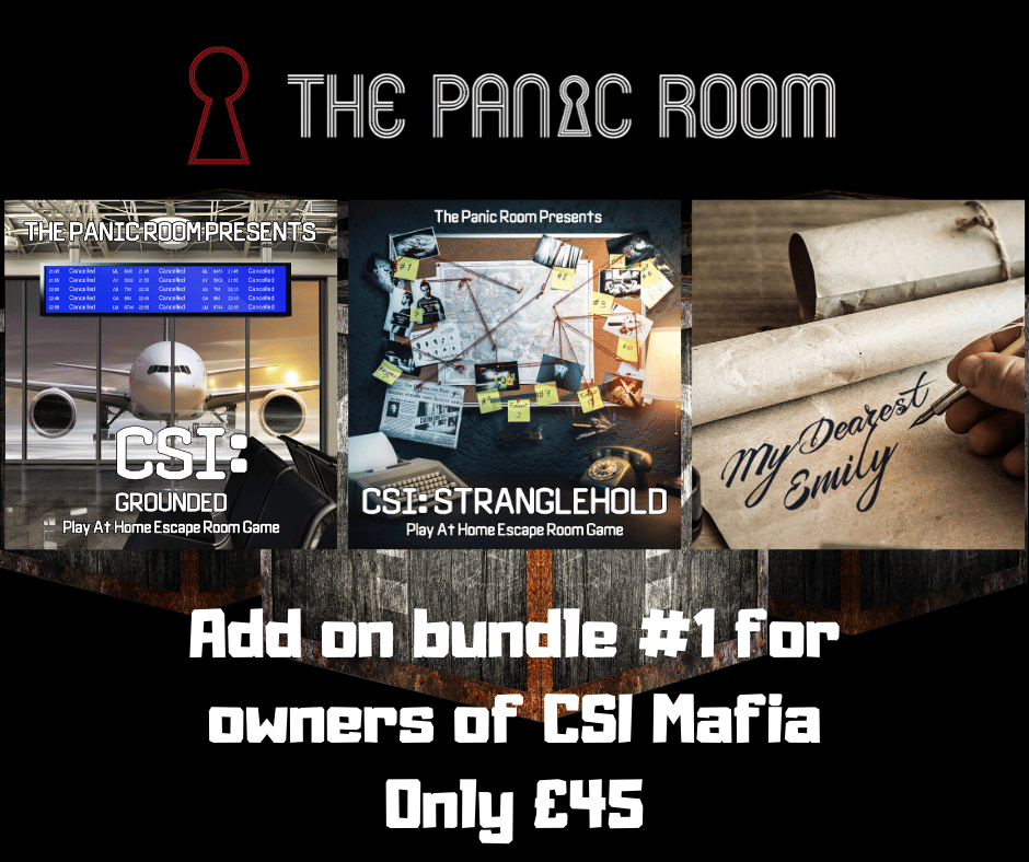 Image of Online Escape Room Add-on Bundle #1 (For CSI: Mafia Murders Owners)