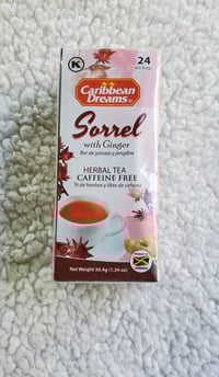 Image 1 of Sorrel and ginger teabag 