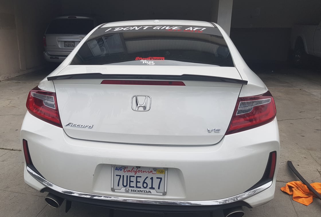 Image of V2 Accord coupe spoiler